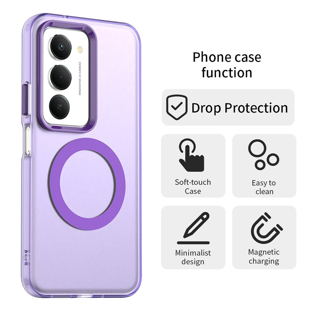 Techsuit - CandyCase MagSafe - Xiaomi Redmi 15 4G / Redmi 15 5G - Purple