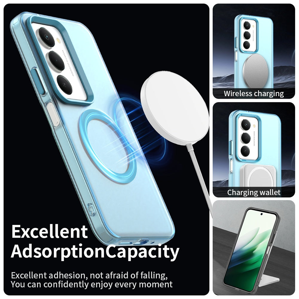Techsuit - CandyCase MagSafe - Xiaomi Redmi 15 4G / Redmi 15 5G - Blue