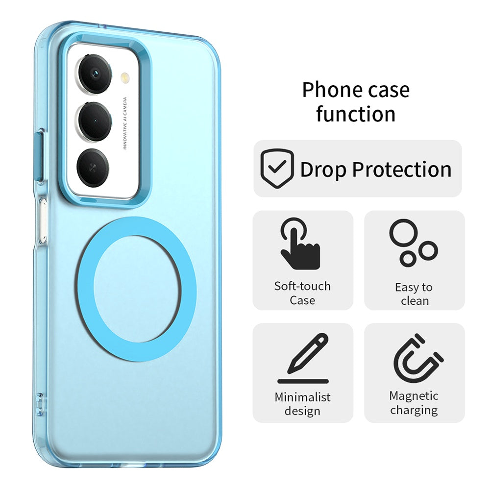 Techsuit - CandyCase MagSafe - Xiaomi Redmi 15 4G / Redmi 15 5G - Blue