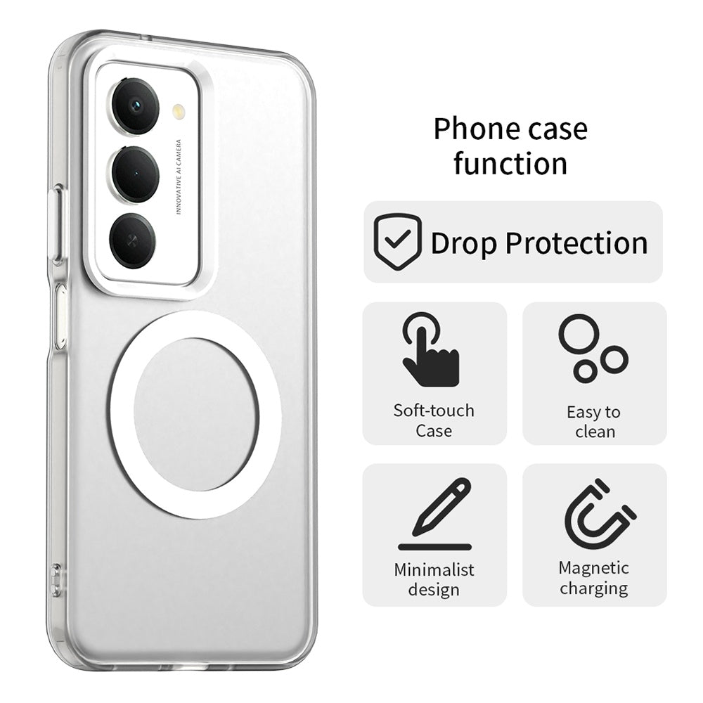 Techsuit - CandyCase MagSafe - Xiaomi Redmi 15 4G / Redmi 15 5G - White