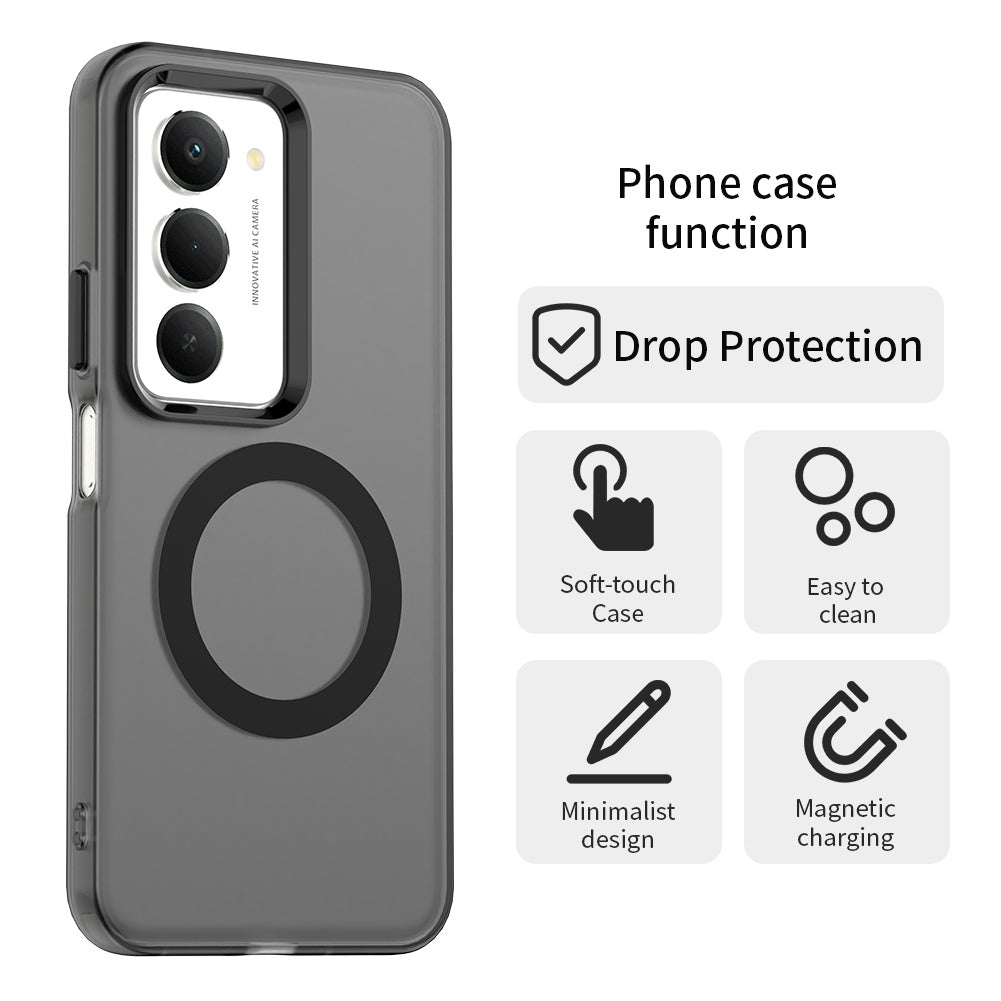 Techsuit - CandyCase MagSafe - Xiaomi Redmi 15 4G / Redmi 15 5G - Black