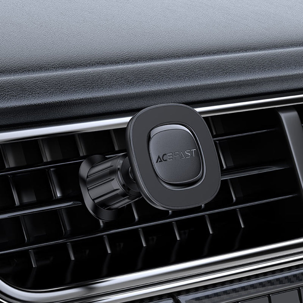 Acefast- Car Holder (D44) - Magnetic Grip, for Air Vent, Secure Fit, Non-Slip Pad, Matte Surface, for 4.7-6.9" Phones - 