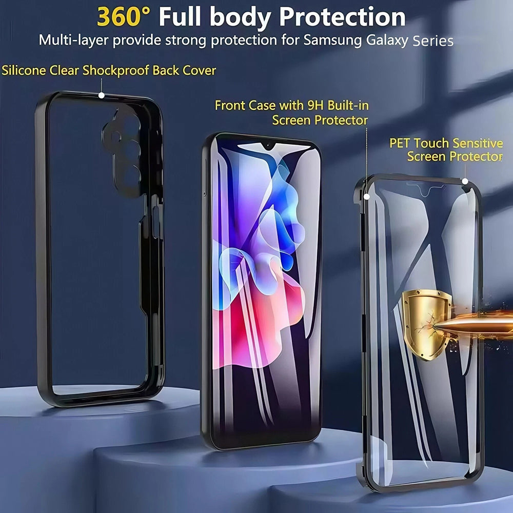 Techsuit - ColorVerse 360 Series + Screen Protector - Oppo Reno14 - Blue