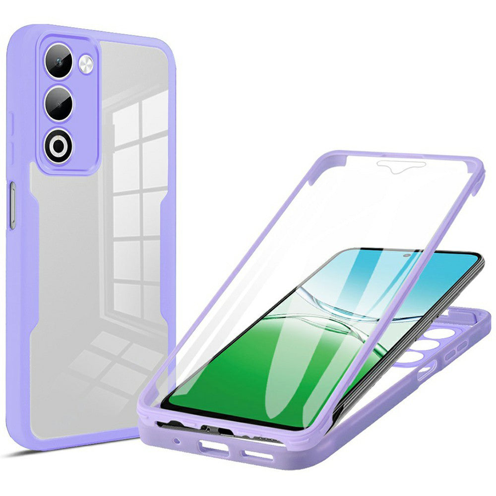 Techsuit - ColorVerse 360 Series + Screen Protector - Oppo A5 4G / A5 5G - Purple