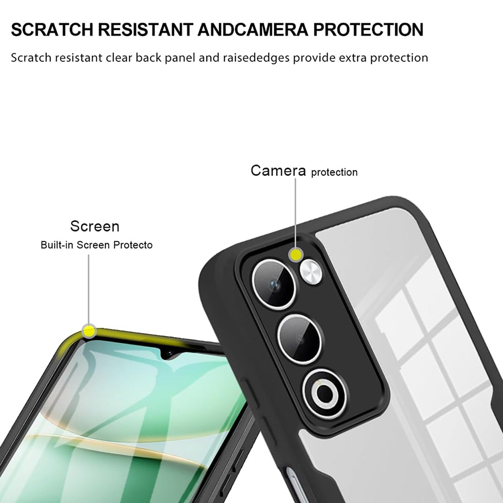 Techsuit - ColorVerse 360 Series + Screen Protector - Oppo A5 4G / A5 5G - Pink
