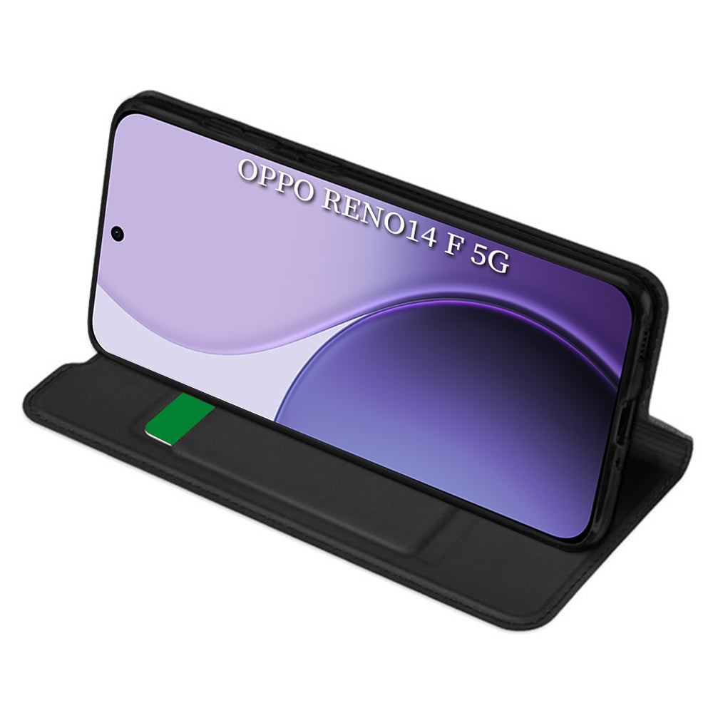 Techsuit - Magskin Book - Oppo Reno14 F / Reno14 FS 5G - Black
