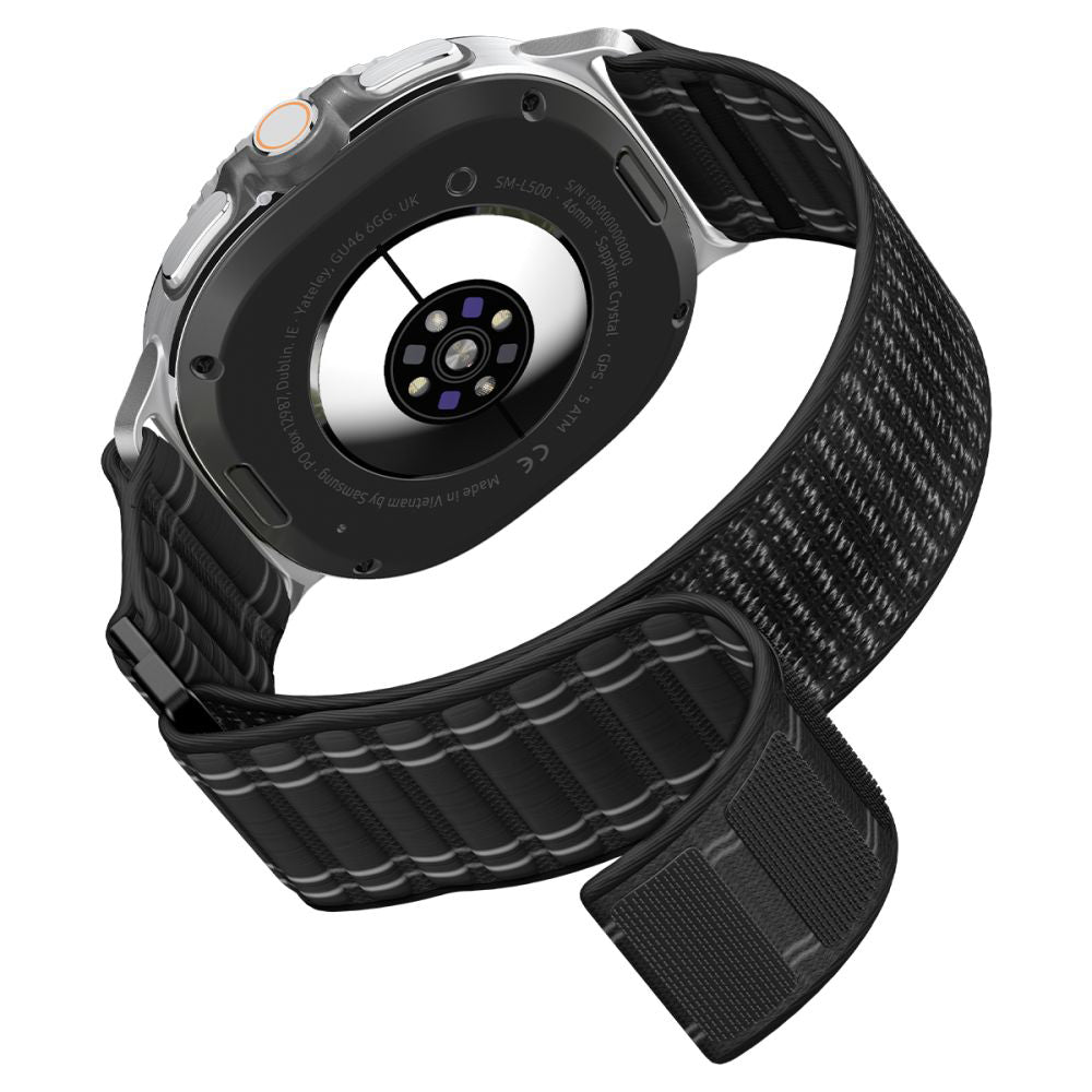 Spigen - Watchband WBF0 (AMP10153) - Samsung Galaxy Watch8 40mm/Watch8 44mm/Watch8 Classic - Black