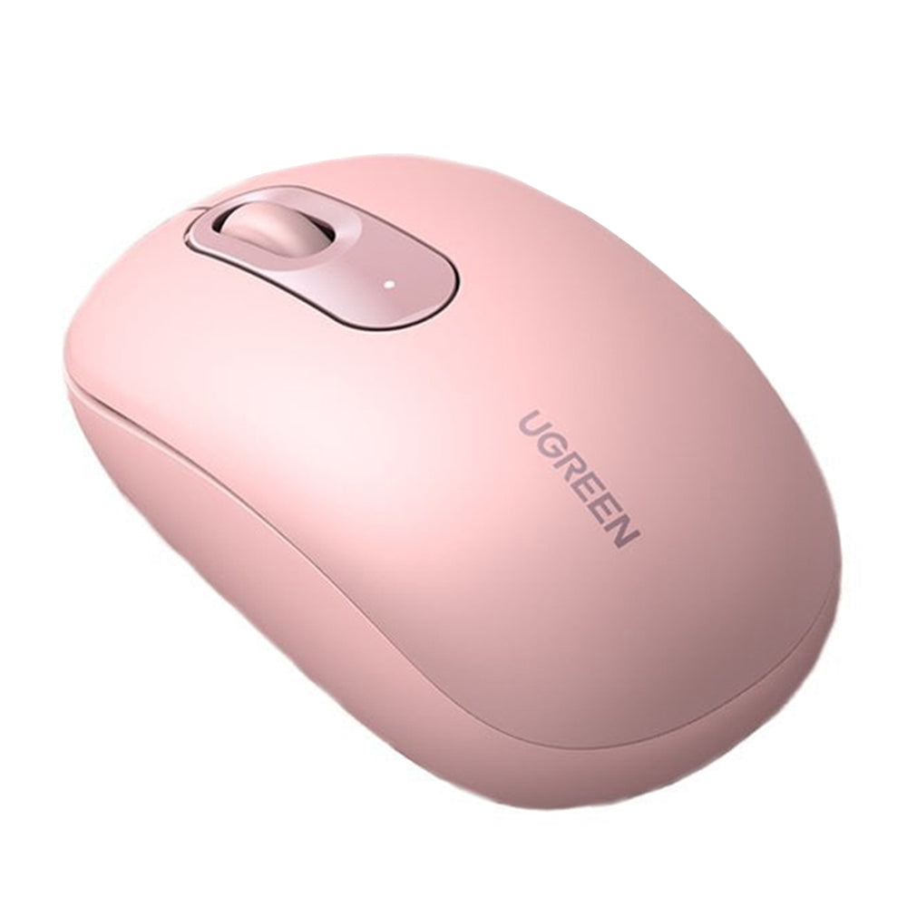 Ugreen - Wireless Mouse MU105 (90686) - 800/1200/1600/2400 DPI - Cherry Pink