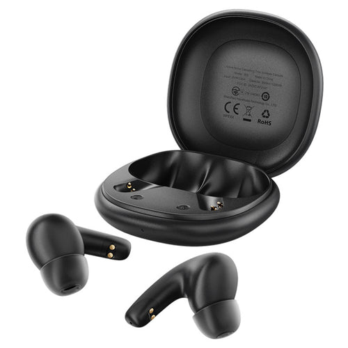 Acefast - Wireless Earbuds (W3) - Bluetooth V5.4, Active Noise Reduction, 4-Mics, ANC + ENC, IPX4, 350mAh - Black