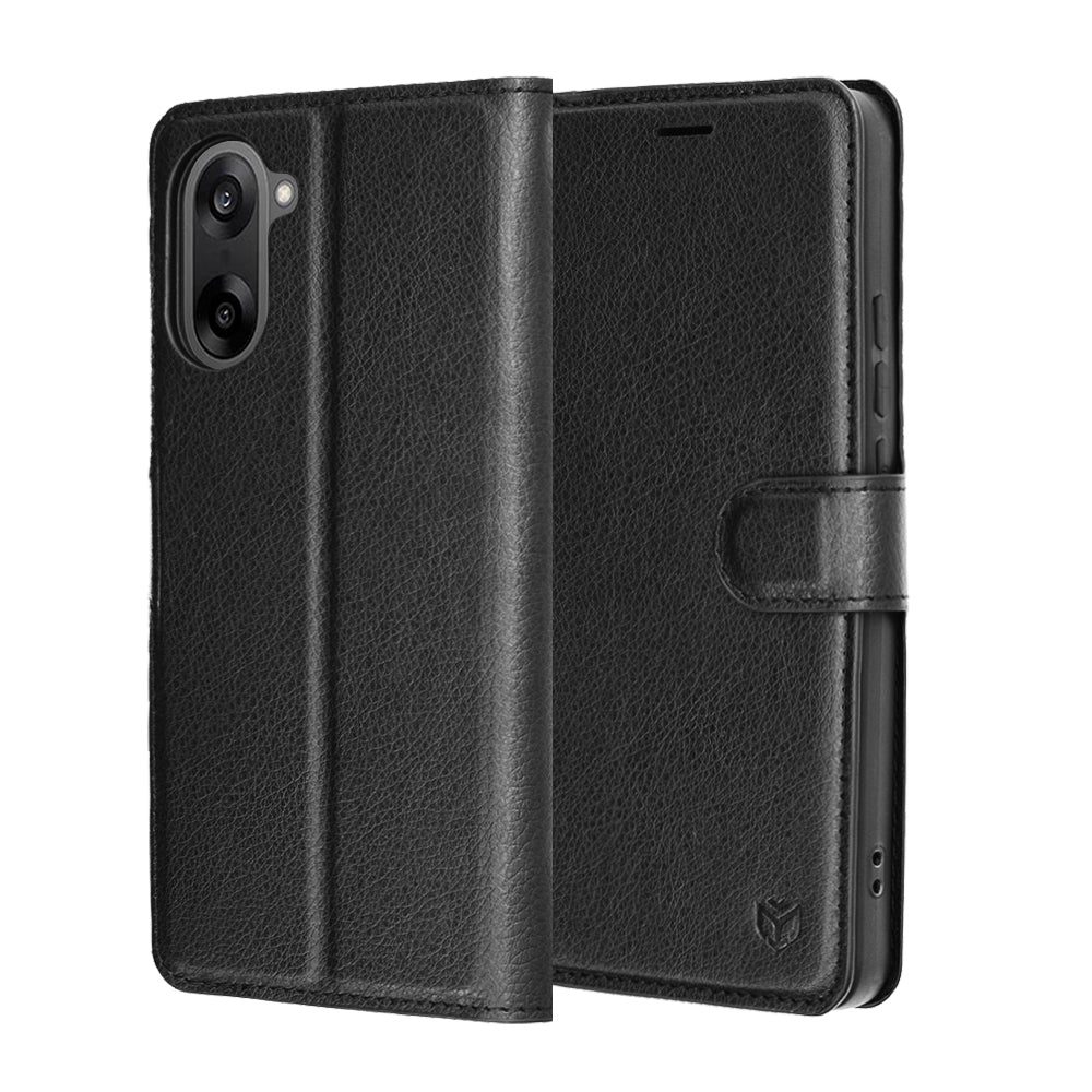 TechSuit Husa de protectie Techsuit Leather Folio compatibil cu OnePlus Nord CE5, Negru