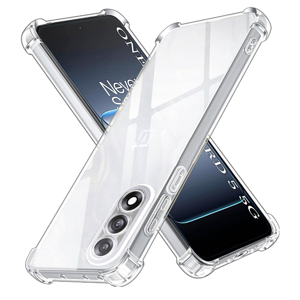 Techsuit - Shockproof Clear Silicone - OnePlus Nord 5 - Clear