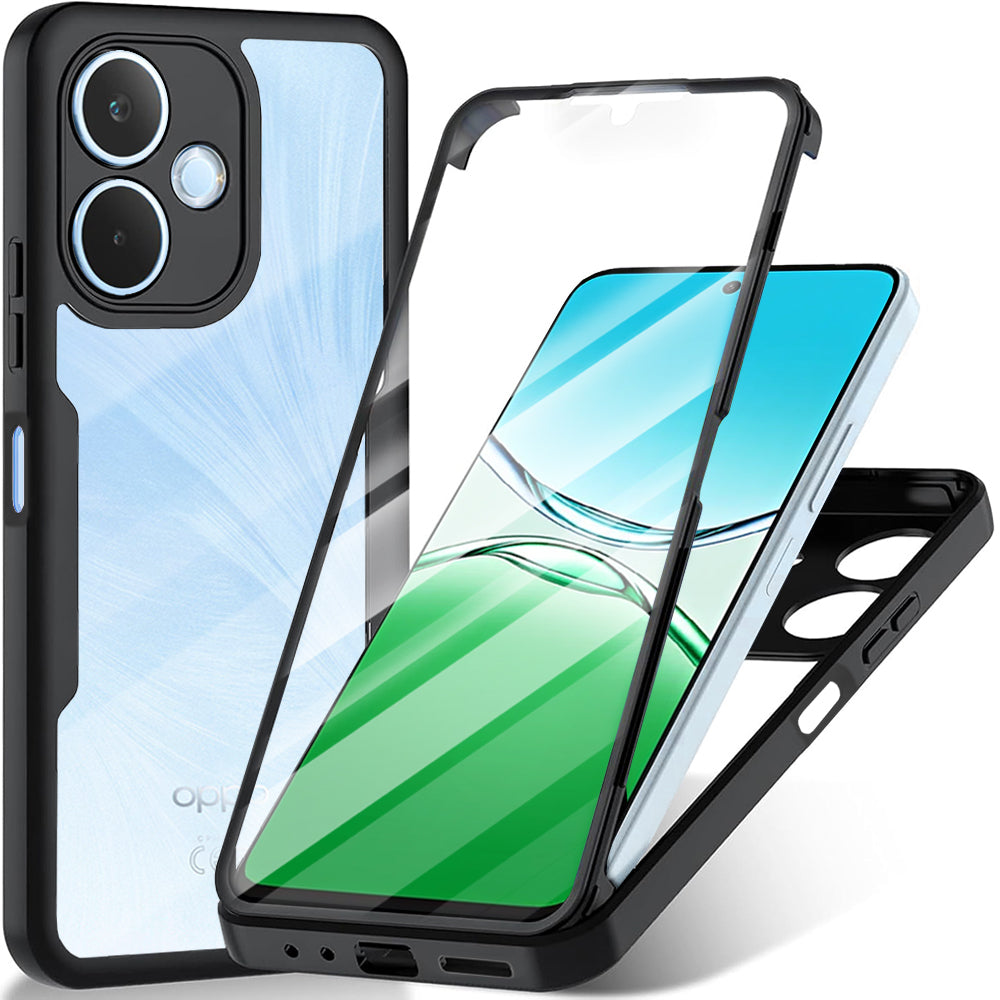 Techsuit - ColorVerse 360 Series + Screen Protector - Oppo A5 Pro 4G / A5 Pro 5G - Black