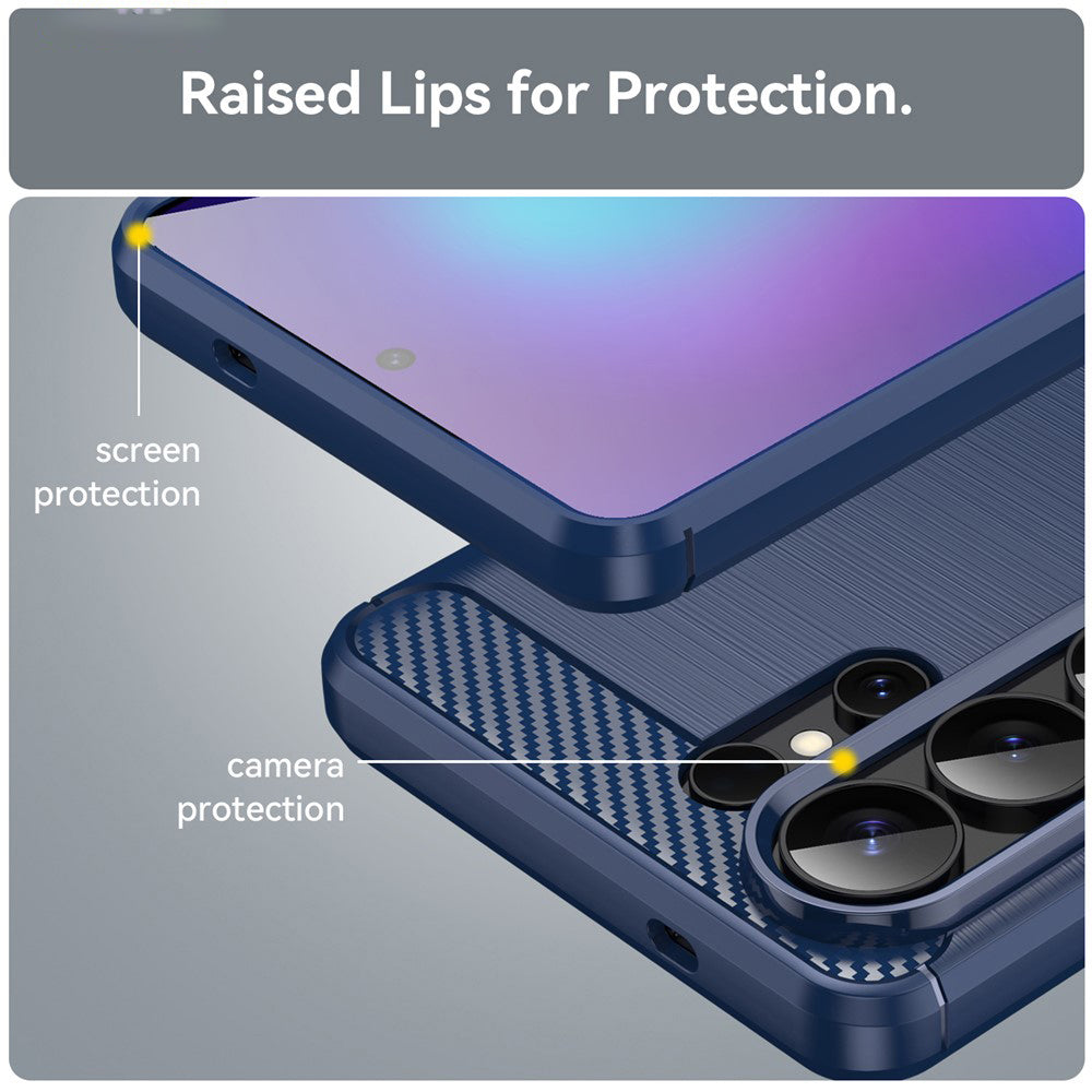Techsuit - Carbon Silicone - Samsung Galaxy S26 Ultra - Blue