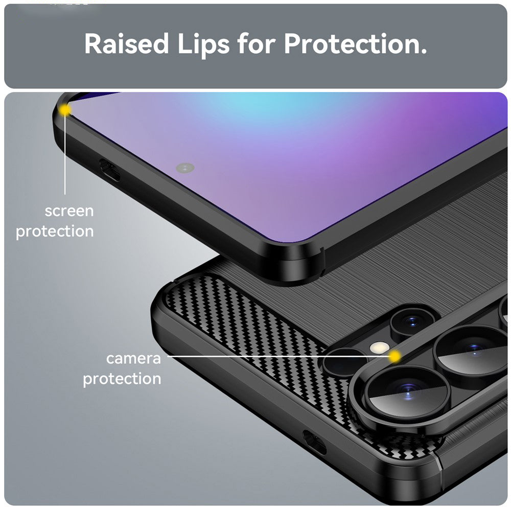 Techsuit - Carbon Silicone - Samsung Galaxy S26 Ultra - Black