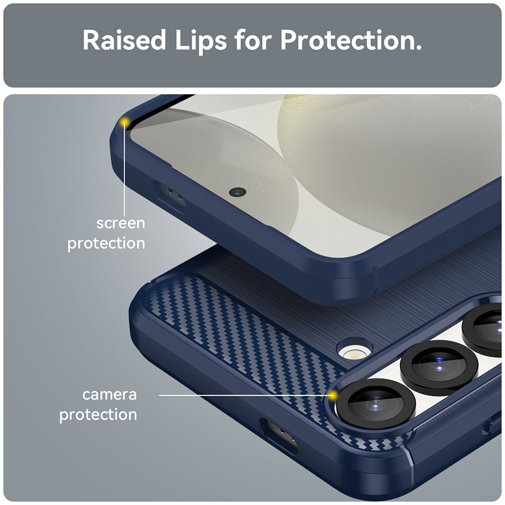 Techsuit - Carbon Silicone - Samsung Galaxy S26 - Blue
