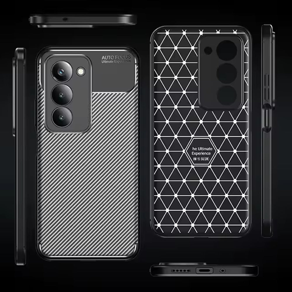 Techsuit - CarbonFiber - Xiaomi Redmi 15 4G / Redmi 15 5G - Black