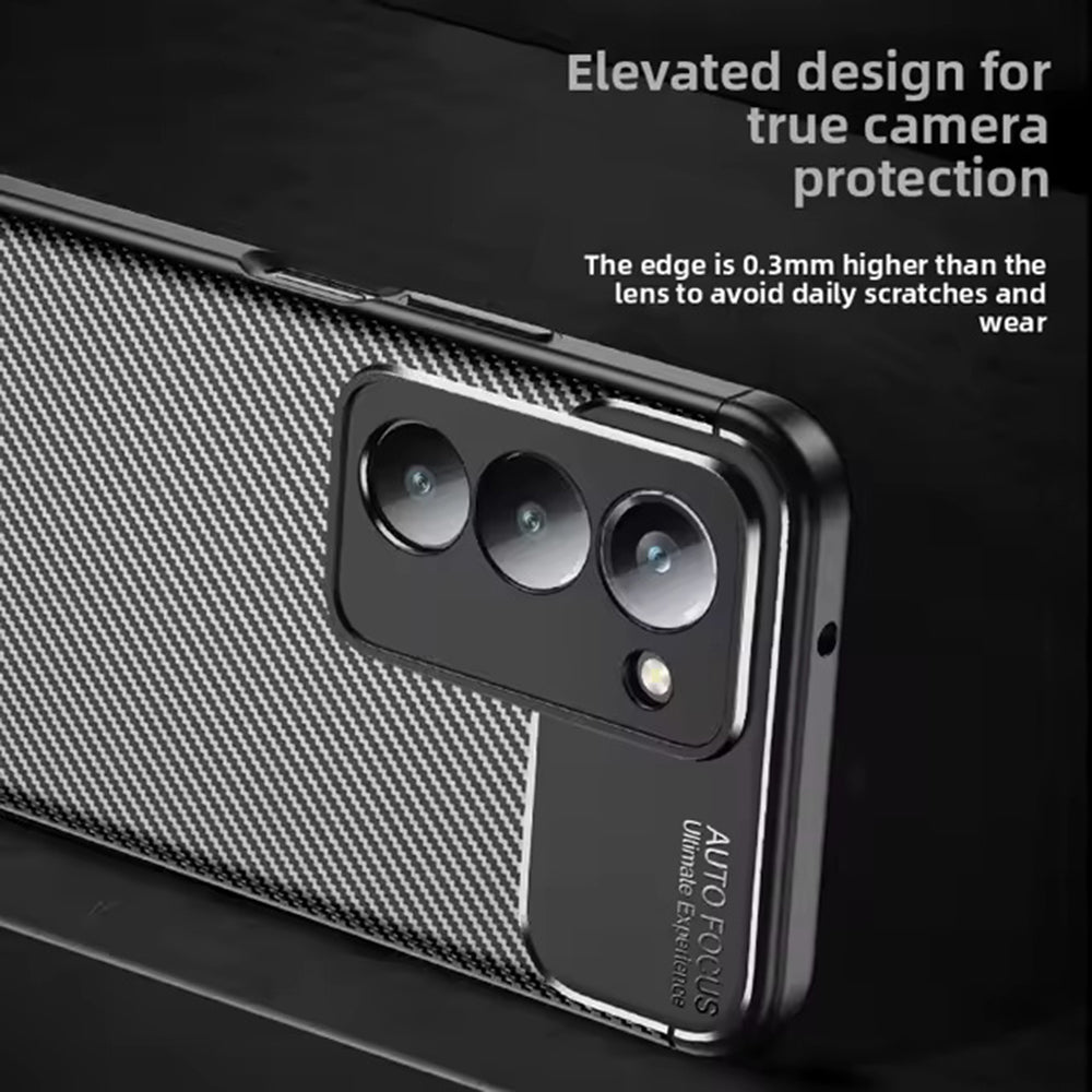 Techsuit - CarbonFiber - Xiaomi Redmi 15 4G / Redmi 15 5G - Black