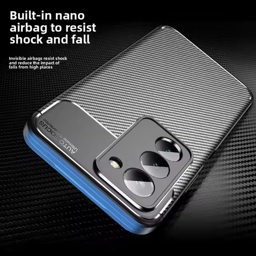 Techsuit - CarbonFiber - Xiaomi Redmi 15 4G / Redmi 15 5G - Black