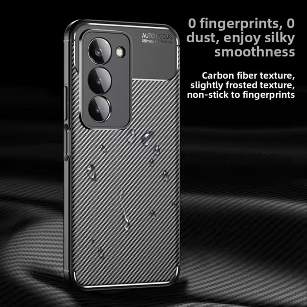 Techsuit - CarbonFiber - Xiaomi Redmi 15 4G / Redmi 15 5G - Black