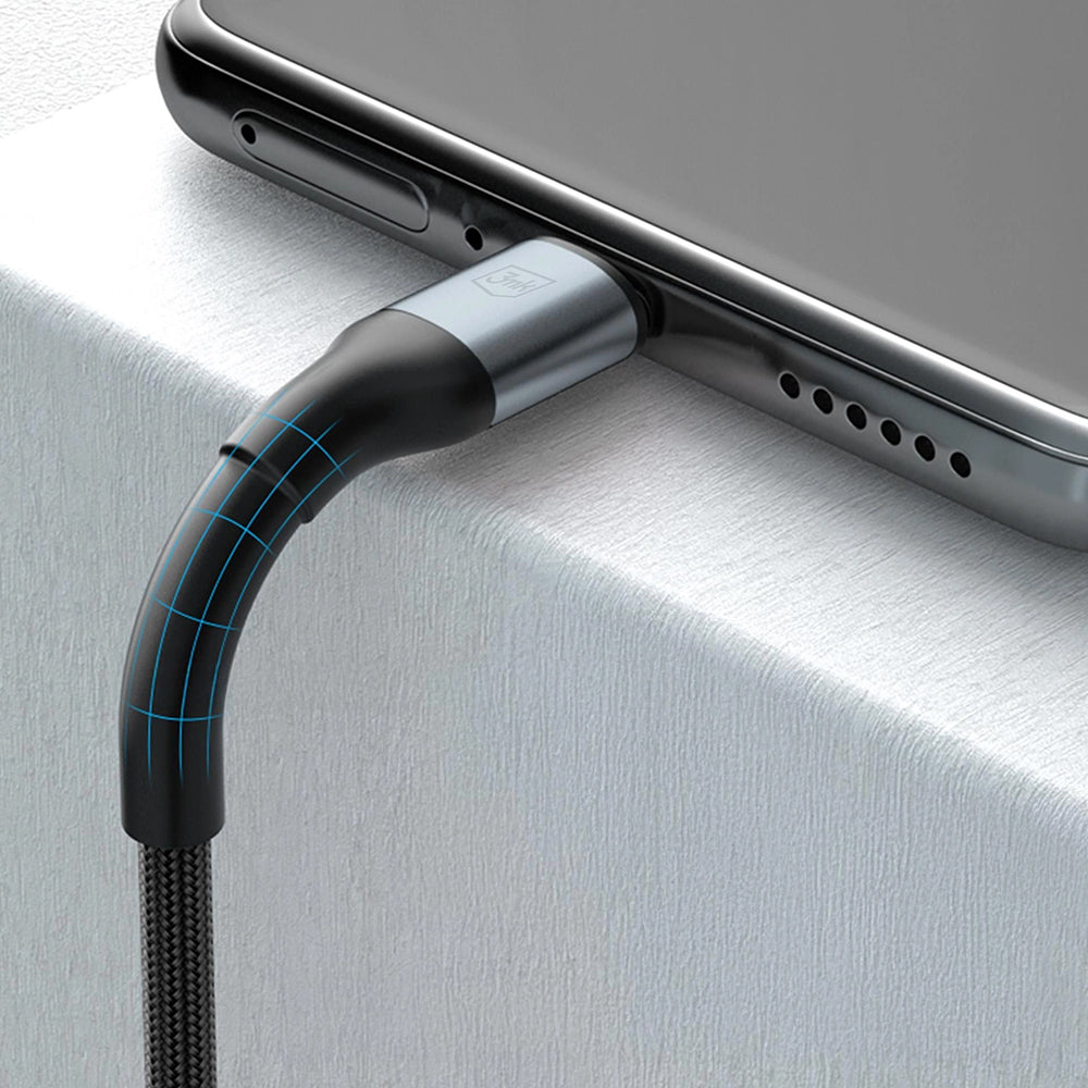 3mk - Data Cable Hyper N-Series - Type-C to Type-C, Super Fast Charge, 100W, 20V/5A, 2m - Black