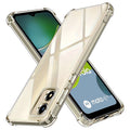 TechSuit Husa de protectie Techsuit Shockproof Clear Silicone compatibil cu Motorola Moto E13, Transparent