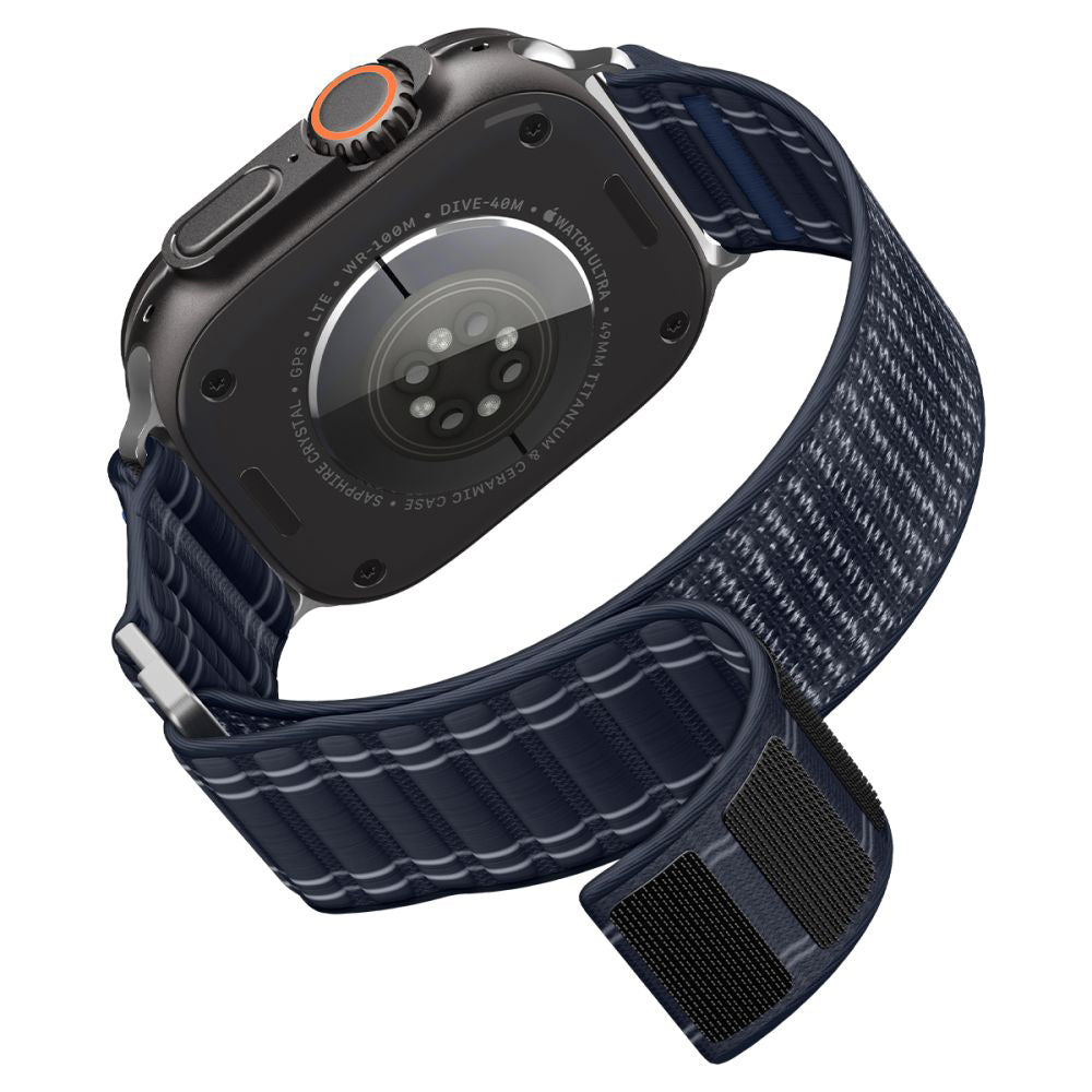 Spigen - Watchband WBF0 (AMP10143) - Apple Watch 8/9/10/11/SE/SE 2/SE 3/Ultra/Ultra 2/Ultra 3 (44/45/46/49mm) - Navy