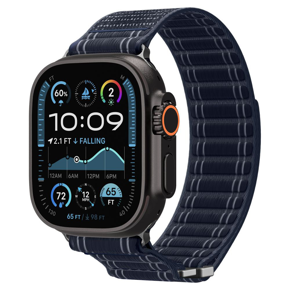 Spigen - Watchband WBF0 (AMP10143) - Apple Watch 8/9/10/11/SE/SE 2/SE 3/Ultra/Ultra 2/Ultra 3 (44/45/46/49mm) - Navy
