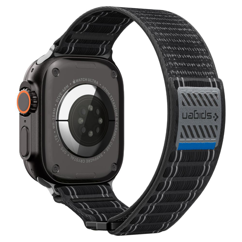 Spigen - Watchband WBF0 (AMP10141) - Apple Watch 8/9/10/11/SE/SE 2/SE 3/Ultra/Ultra 2/Ultra 3 (44/45/46/49mm) - Black