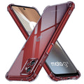 Techsuit - Shockproof Clear Silicone - Motorola Moto G32 - Smoke Black