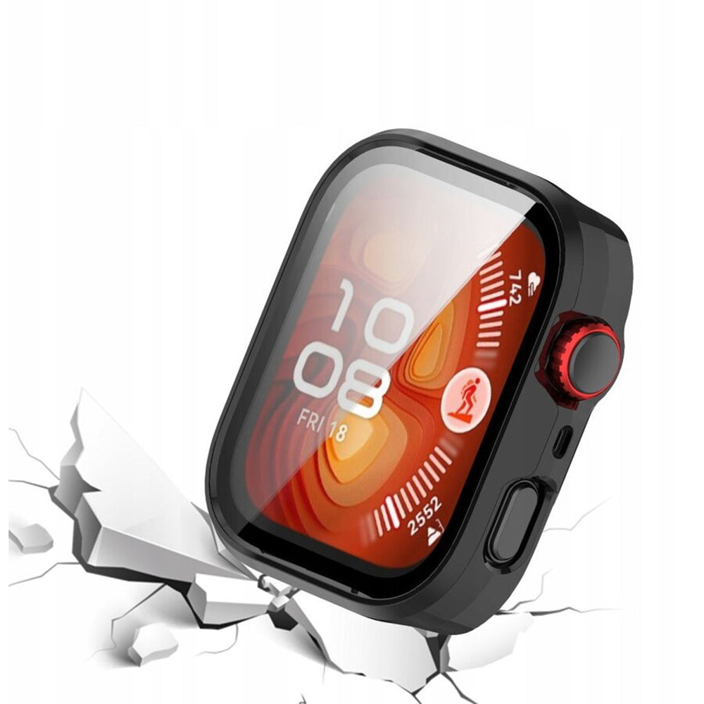 Techsuit - Defense360 Pro + Screen Protector - Huawei Watch Fit 4 - Black