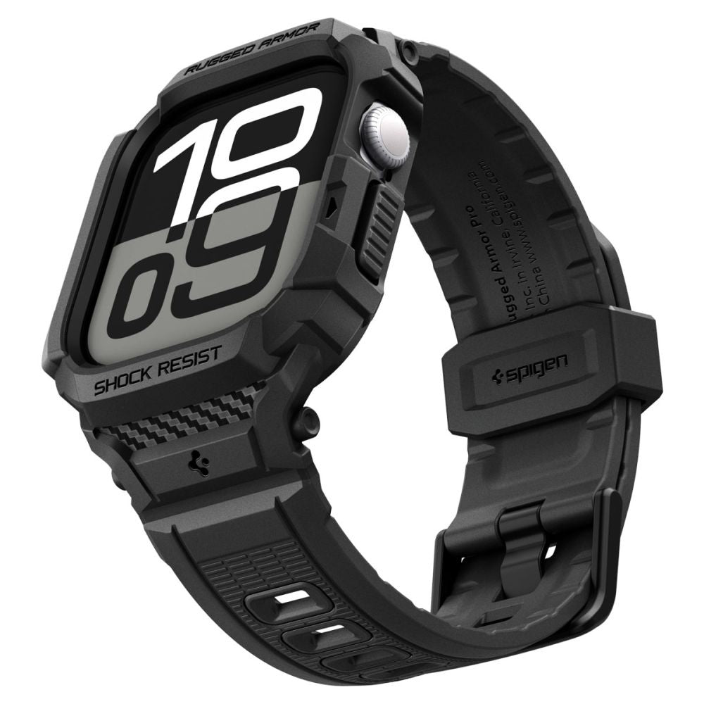 Spigen - Rugged Armor Pro V2 (ACS10494) - Apple Watch 10 42mm / Watch 11 42mm - Matte Black