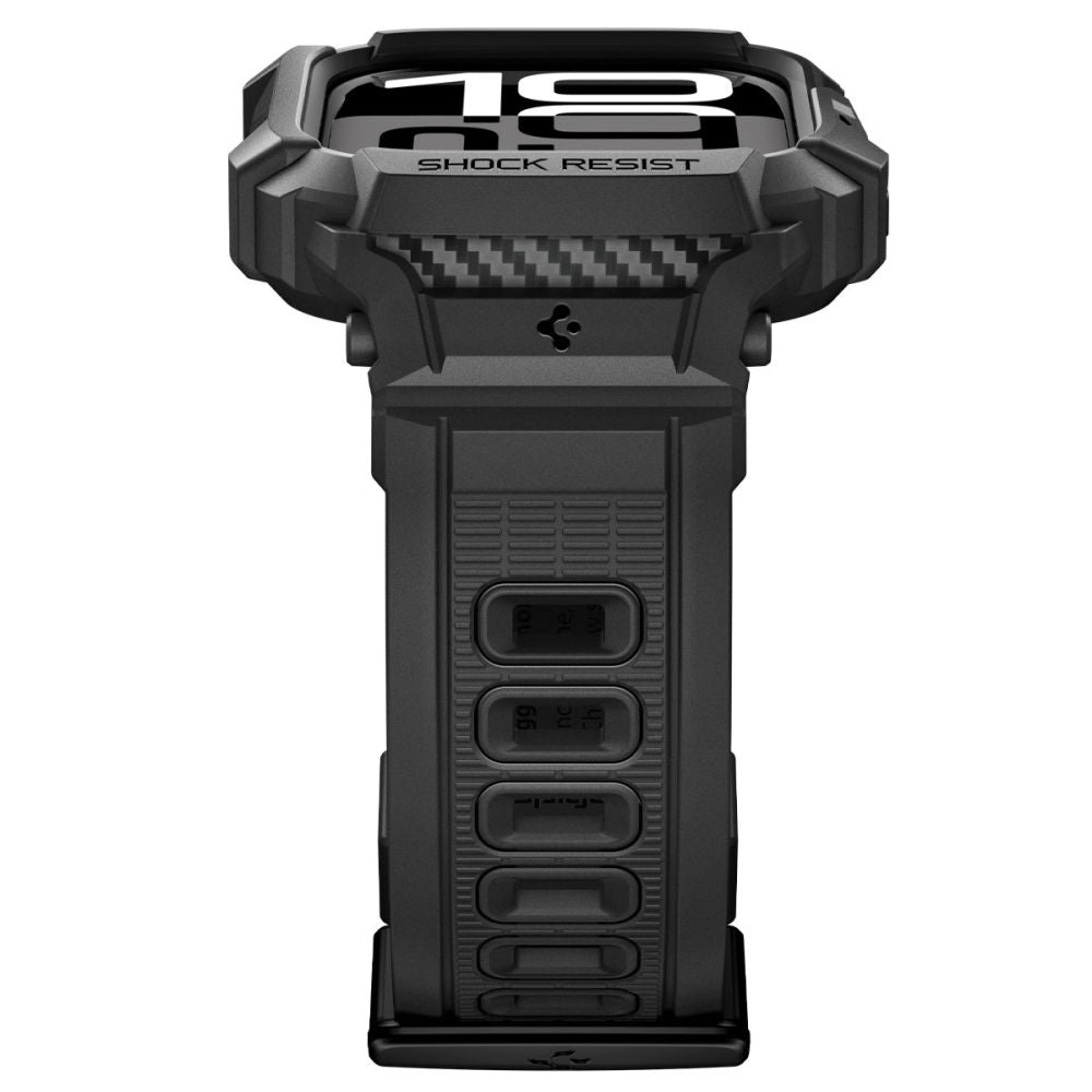 Spigen - Rugged Armor Pro V2 (ACS10494) - Apple Watch 10 42mm / Watch 11 42mm - Matte Black