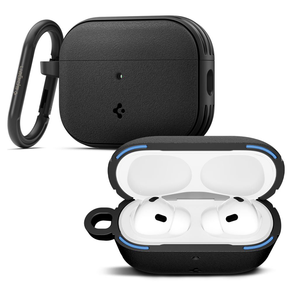 Spigen - Protection Case Vault (ACS09826) - for Apple AirPods Pro 3, Air Space Technology, Aluminum Holder - Matte Black