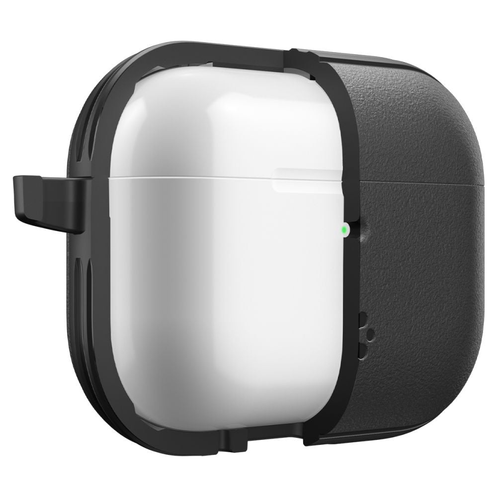 Spigen - Protection Case Vault (ACS09826) - for Apple AirPods Pro 3, Air Space Technology, Aluminum Holder - Matte Black
