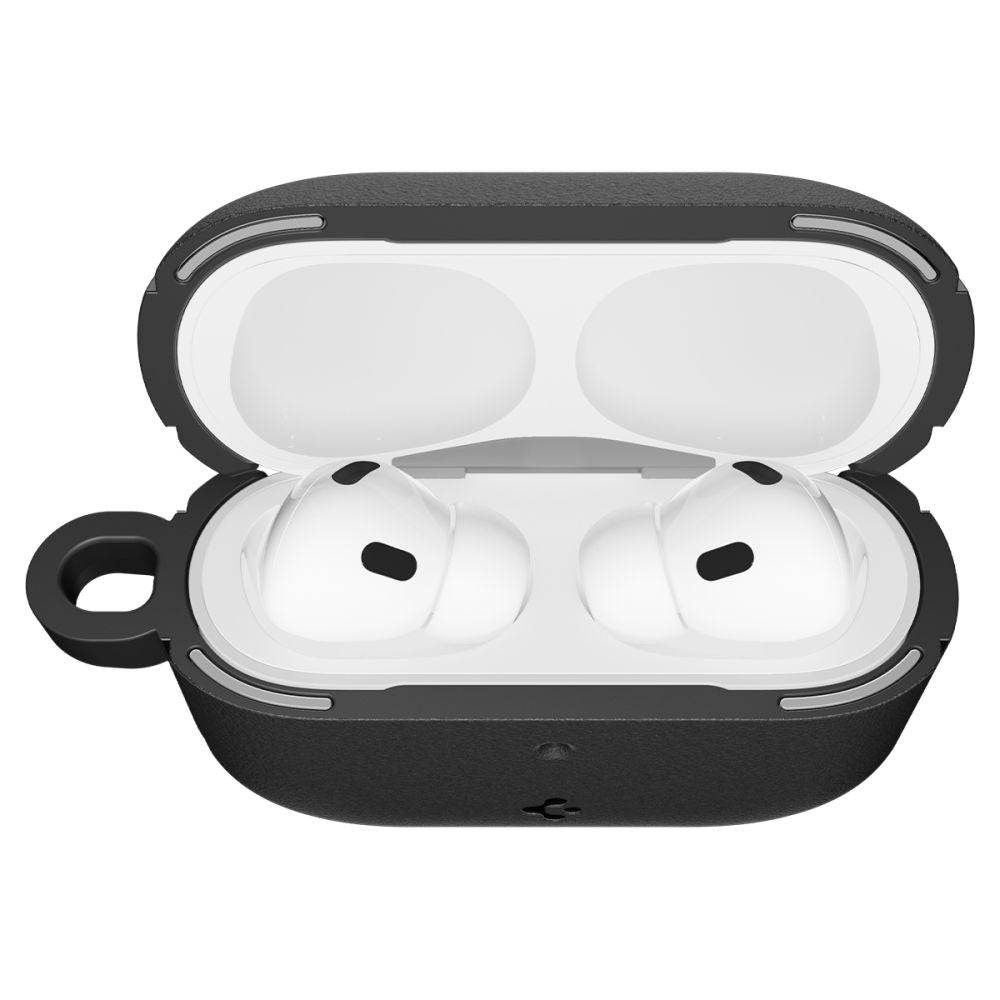 Spigen - Protection Case Vault (ACS09826) - for Apple AirPods Pro 3, Air Space Technology, Aluminum Holder - Matte Black