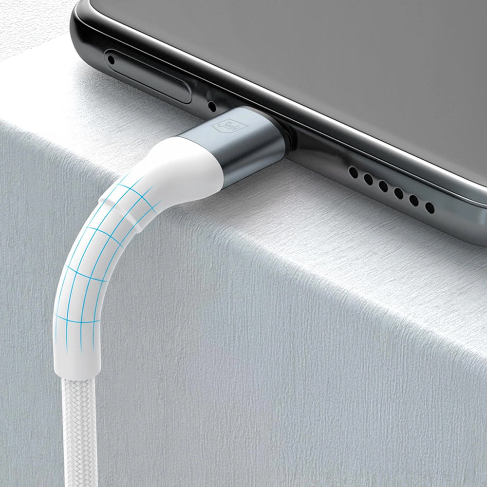 3mk - Data Cable Hyper N-Series - USB to Lightning, 12W, 5V/2.4A, 2m - White