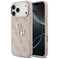 Husa de protectie Guess Hardcase Big 4G compatibil cu iPhone 17 Pro, Roz