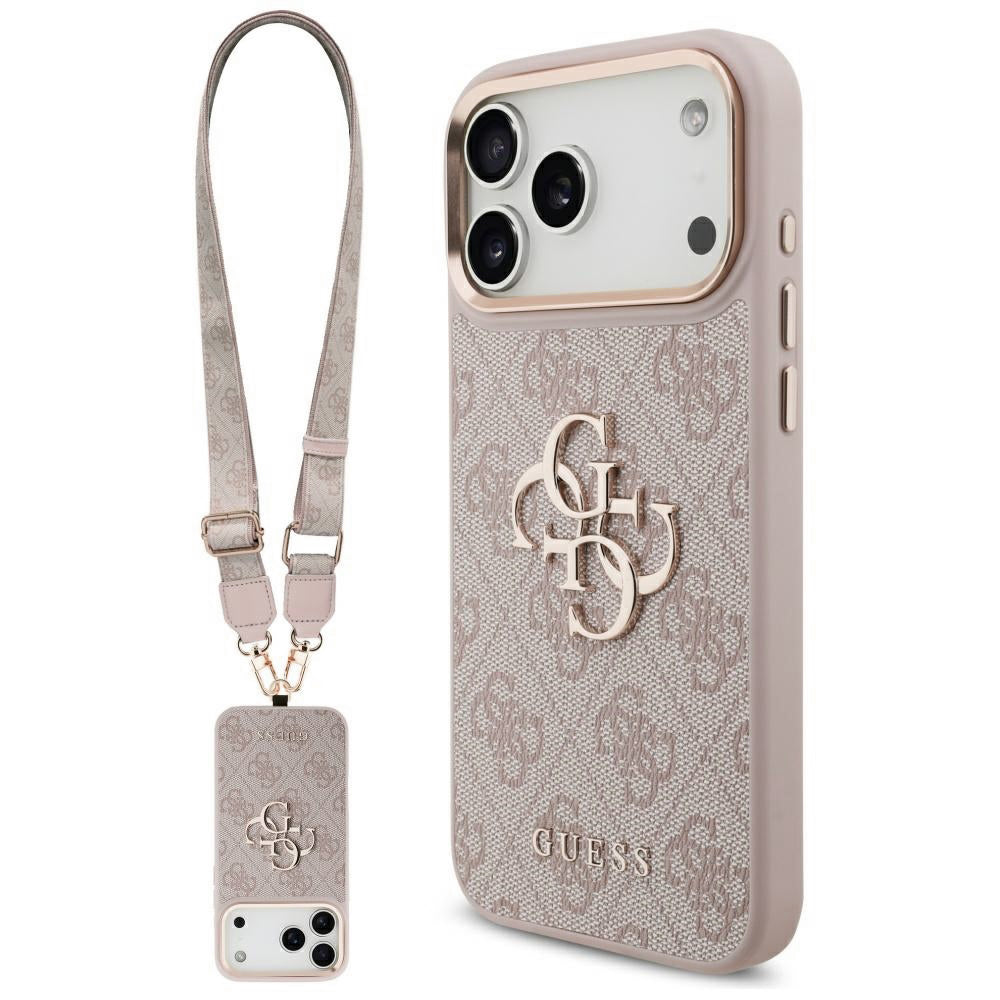 Husa de protectie Guess compatibil cu iPhone 17 Pro, Roz
