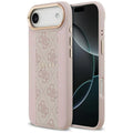 Husa pentru iPhone 17 Air - Guess Hardcase 4G Stripe MagSafe (GUHMP17MPG4SEMCP) - Pink