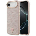 Husa pentru iPhone 17 Air - Guess Hardcase 4G Triangle Logo MagSafe (GUHMP17MP4GTDGMP) - Pink