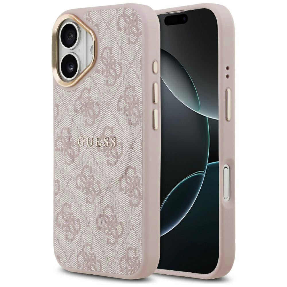 Husa pentru iPhone 17 - Guess Hardcase 4G Classic MagSafe (GUHMP17SP4MSEGCP) - Pink