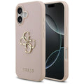 Husa pentru iPhone 17 - Guess Hardcase 4G Grained Big and Classic Logo (GUHCP17SPGT4MBP) - Pink