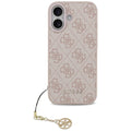 Husa pentru iPhone 17 - Guess Hardcase 4G Charm Cradle MagSafe (GUHMP17SGF4GCP) - Pink