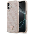 Husa de protectie Guess Hardcase 4G compatibil cu iPhone 17, Roz