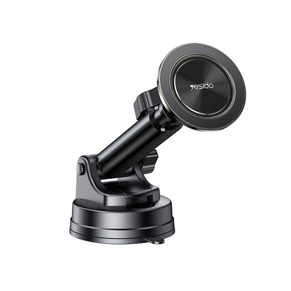 Yesido - Car Holder (C179) - for Dashboard/Windshield, Star Ring Magnetic Design, 360, Zinc Alloy - Black
