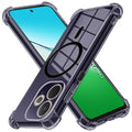 TechSuit Husa de protectie Techsuit Shockproof Clear Silicone MagSafe compatibil cu Oppo A5 Pro 4G / A5 Pro 5G, Negru Fu