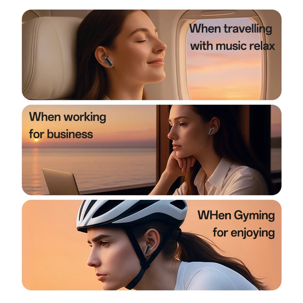 Yesido - Wireless Earbuds (TWS38) - Track System Stereo, Microphone, Bluetooth 5.4, In-ear Design, 250mAh - White
