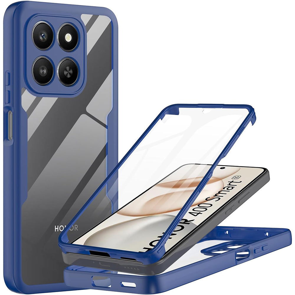 Techsuit - ColorVerse 360 Series + Screen Protector - Honor 400 Smart 5G / 400 Smart 4G / X7d 4G - Blue