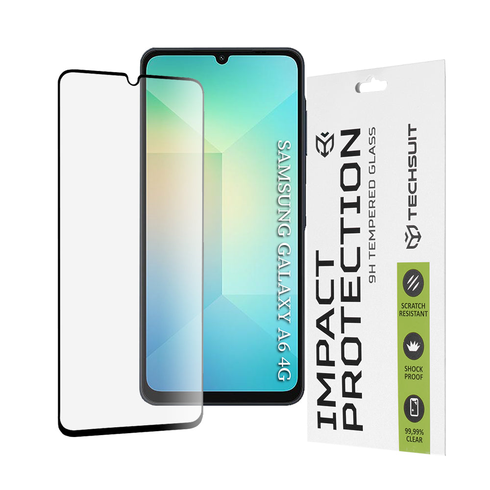 Techsuit - 111D Full Cover / Full Glue Glass - Samsung Galaxy A06 4G / A06 5G / A07 4G / A07 5G - Black