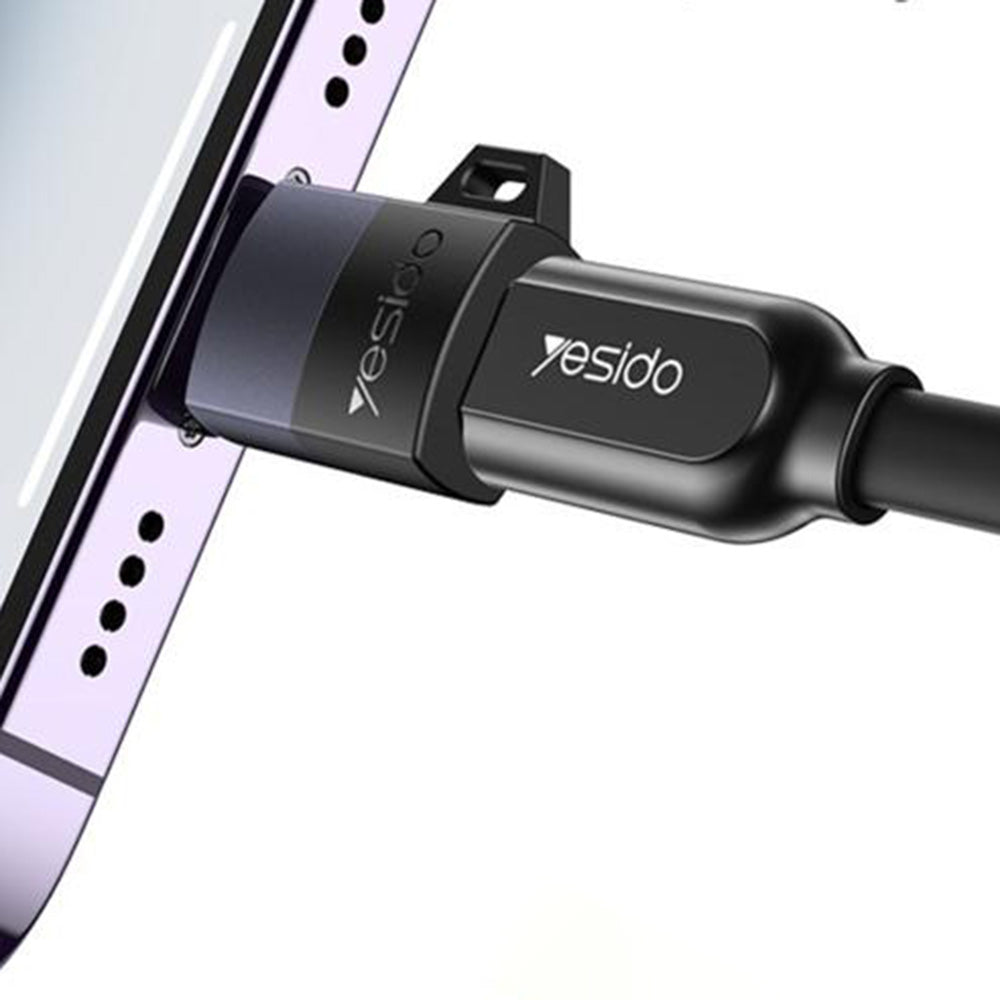 Yesido - OTG Adapter (GS30) - Micro-USB to Lightning, 480Mpb/s, Aluminum Alloy, 12W - Grey